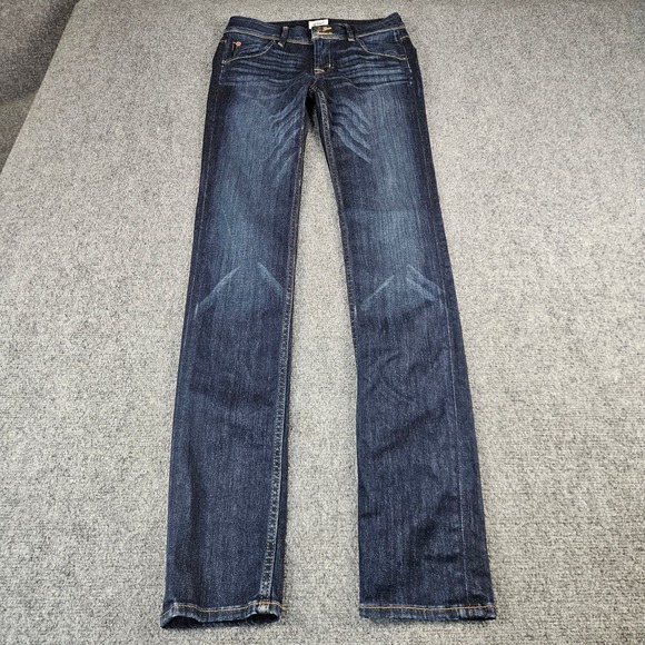 Hudson Denim - Hudson Collin Midrise Supermodel Skinny Jeans Dark Wash 25 WM422LDLO